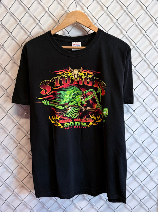 Y2K Sturgis South Dakota Harley Bike Week Harley Tee Size Large