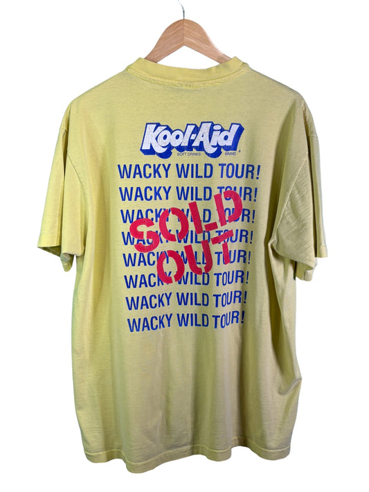 Vintage 90's Kool Aid Rock-a-Dile Red Graphic Tee Size XL