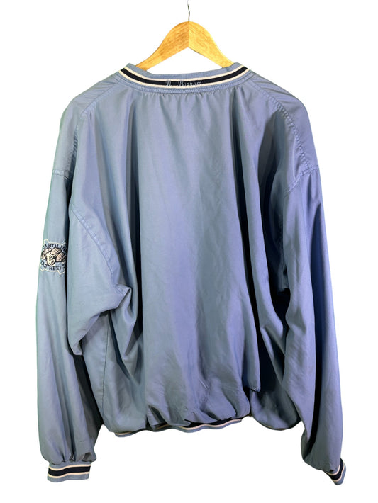 Vintage UNC Carolina Tar Heels Pullover Windbreaker Jacket Size XL