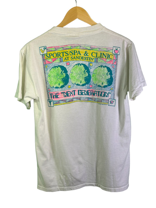 Vintage 90's Sandestin Sports Spa and Clinic Graphic Tee Size Medium