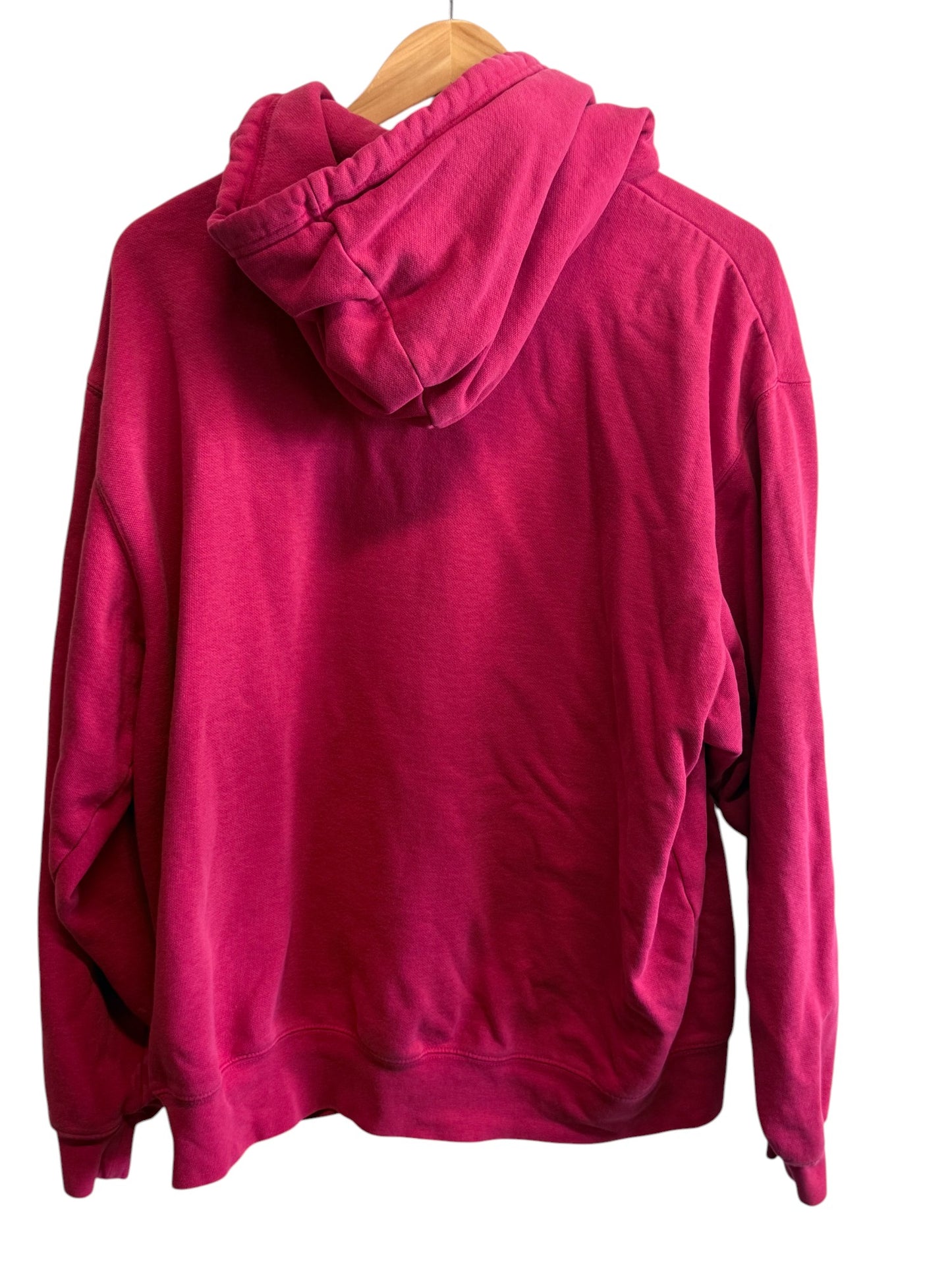 Vintage Nike Pocket Swoosh Red Pullover Hoodie Size Large