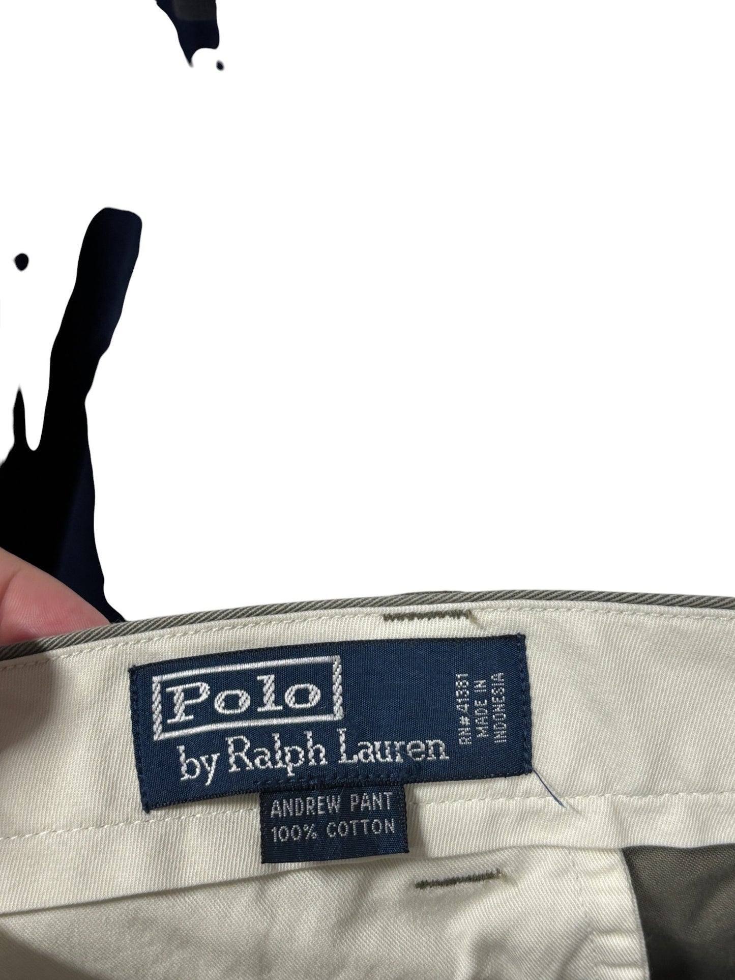 Vintage Polo Ralph Lauren Andrew Pants Baggy Skater Size 39x30