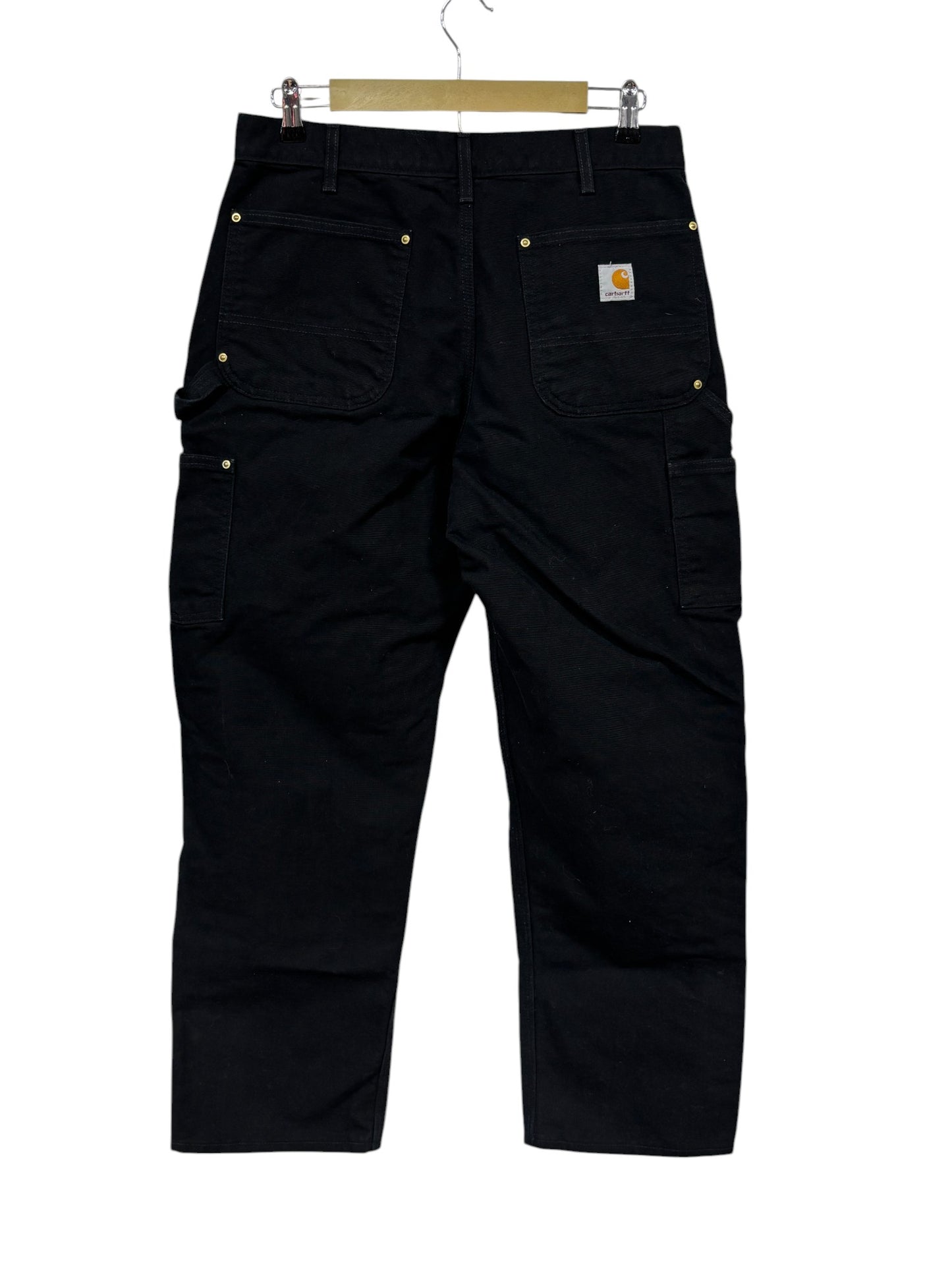 Vintage Carhartt Black Double Knee Carpenter Pants Size 33x30