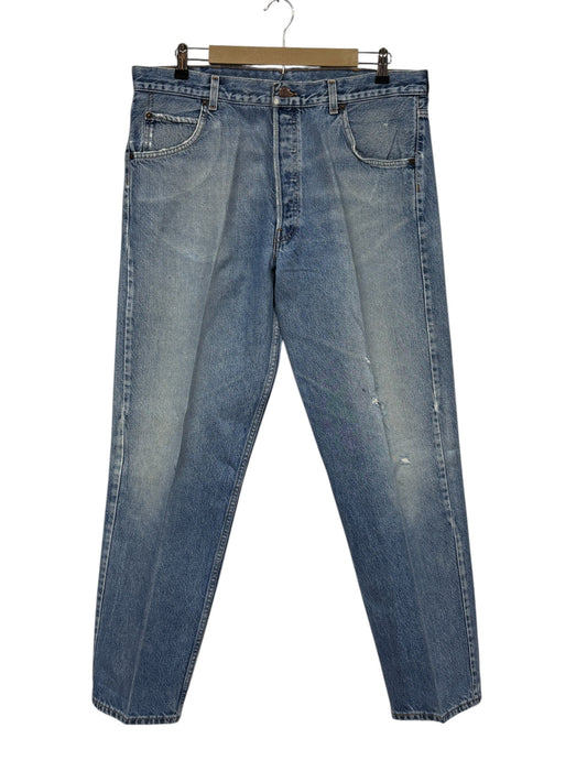 Vintage 90's Britannia Brand Light Wash Denim Jeans Size 36x33