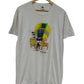 Vintage 90's Dallas Texas Alley Cats Piano Cat Graphic Tee Size Large