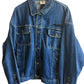Vintage 90's FUBU Denim Jean Trucker Jacket Size XL