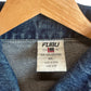 Vintage 90's FUBU Denim Jean Trucker Jacket Size XL