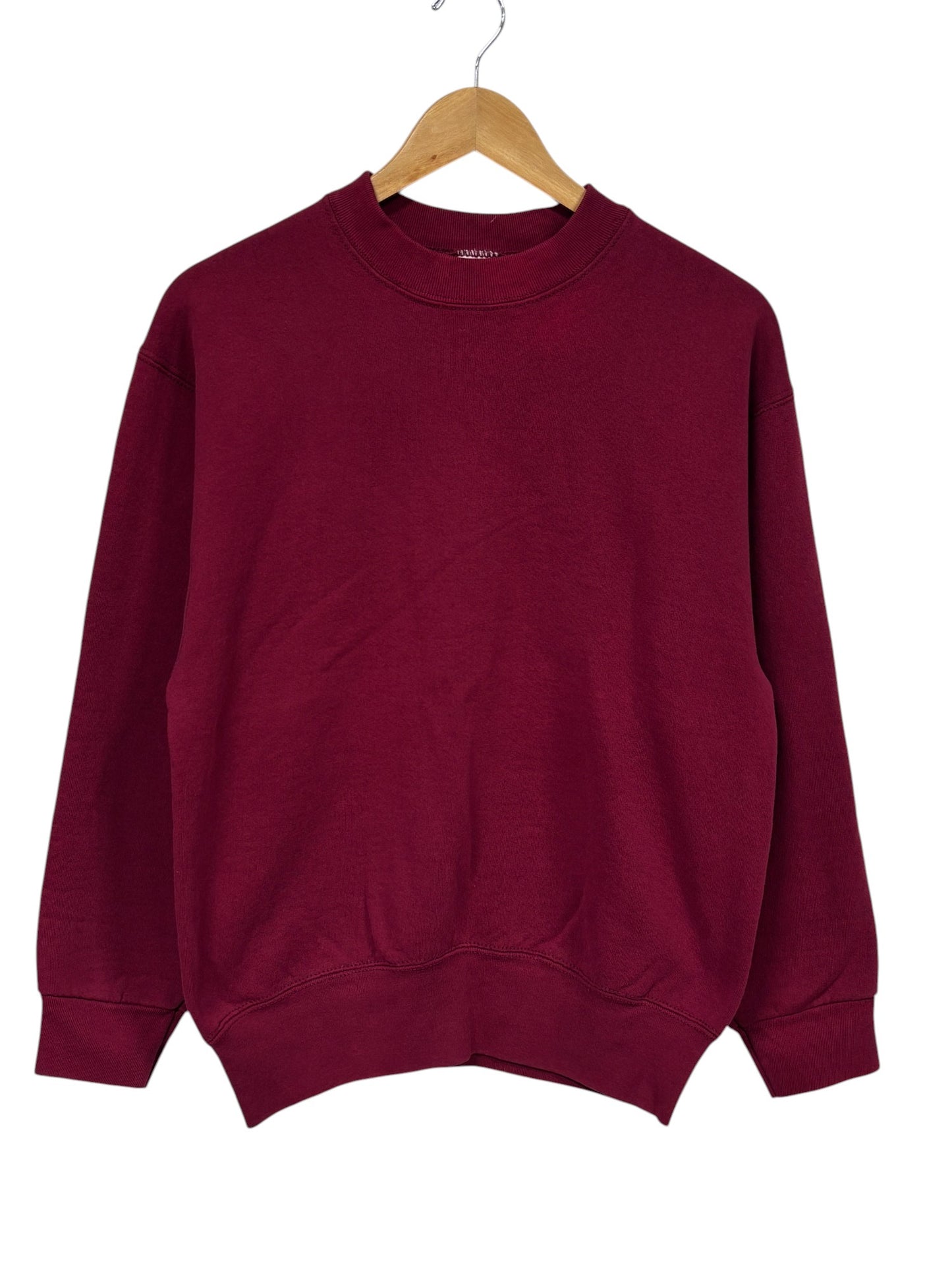 Vintage 90's BVD Red Blank Crewneck Sweater Size Medium