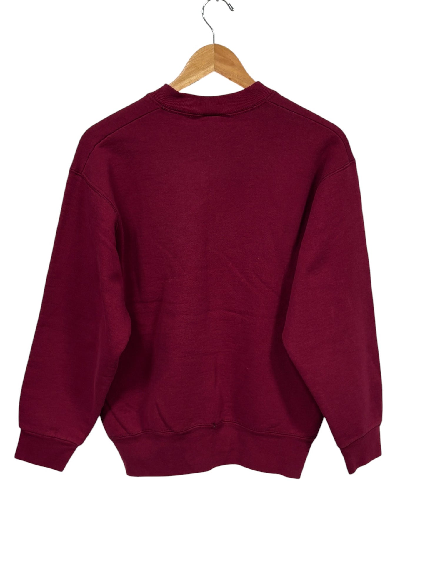 Vintage 90's BVD Red Blank Crewneck Sweater Size Medium