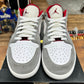 Jordan 1 Low 'Light Smoke Grey Gym Red' Size 11
