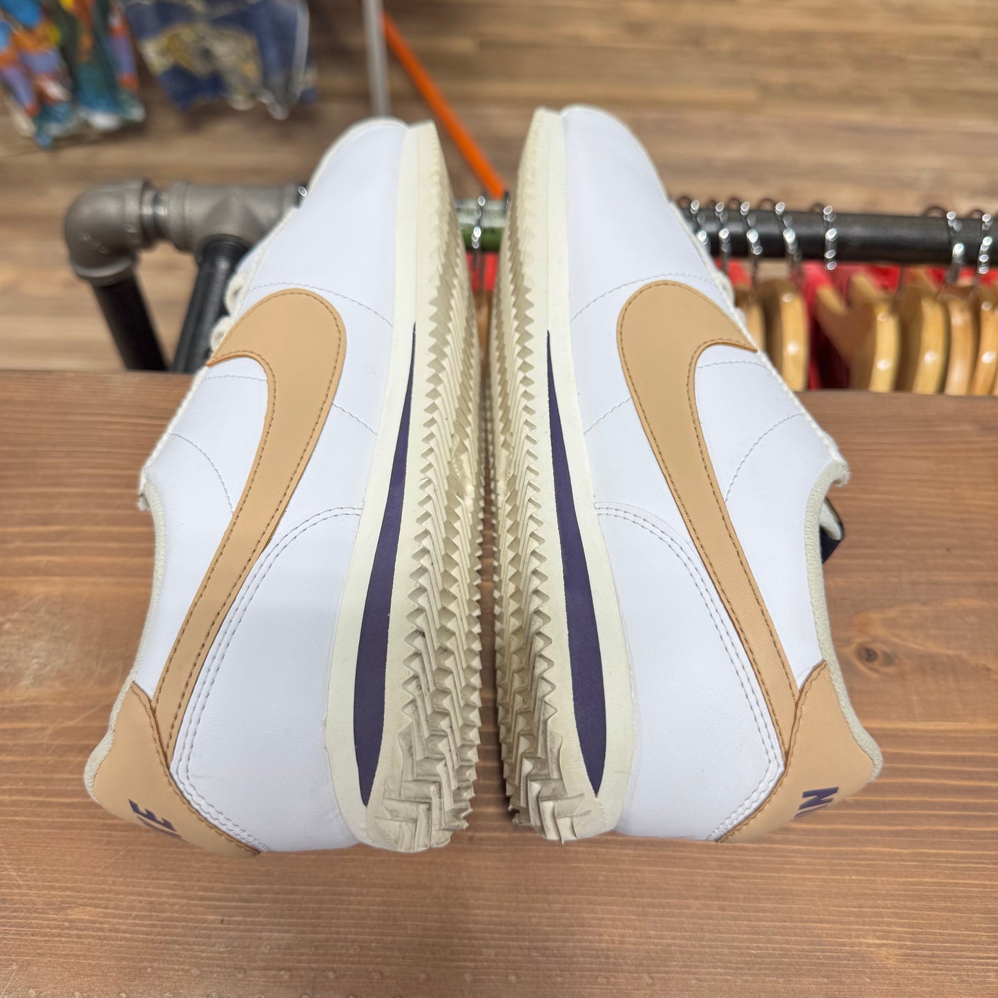 Nike Cortez 'White Dark Raisin Hemp' Size 6Y