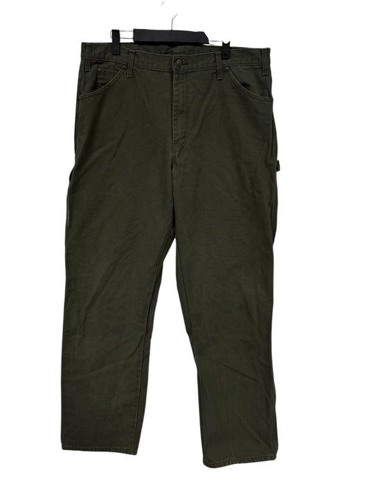 Vintage Dickies Dark Green Carpenter Pants Size 36x32