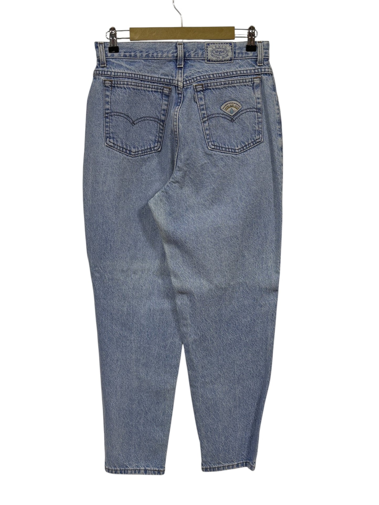 Vintage 90's Levi's Native Blue Women's Light Wash Denim Jeans Size 31x30
