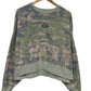 Nike Women's Cropped Center Swoosh Camo Sweater Size Large