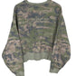 Nike Women's Cropped Center Swoosh Camo Sweater Size Large