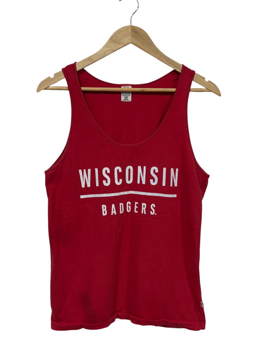 Vintage Wisconsin Badgers Tank Top Shirt Size S/M