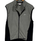 Vintage 90's Nike Grey Fleece Zip Up Vest Size Large
