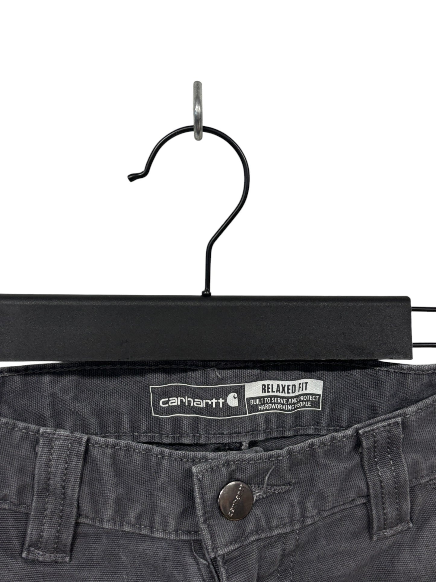 Carhartt Relaxed Fit Grey Carpenter Pants Size 28x29