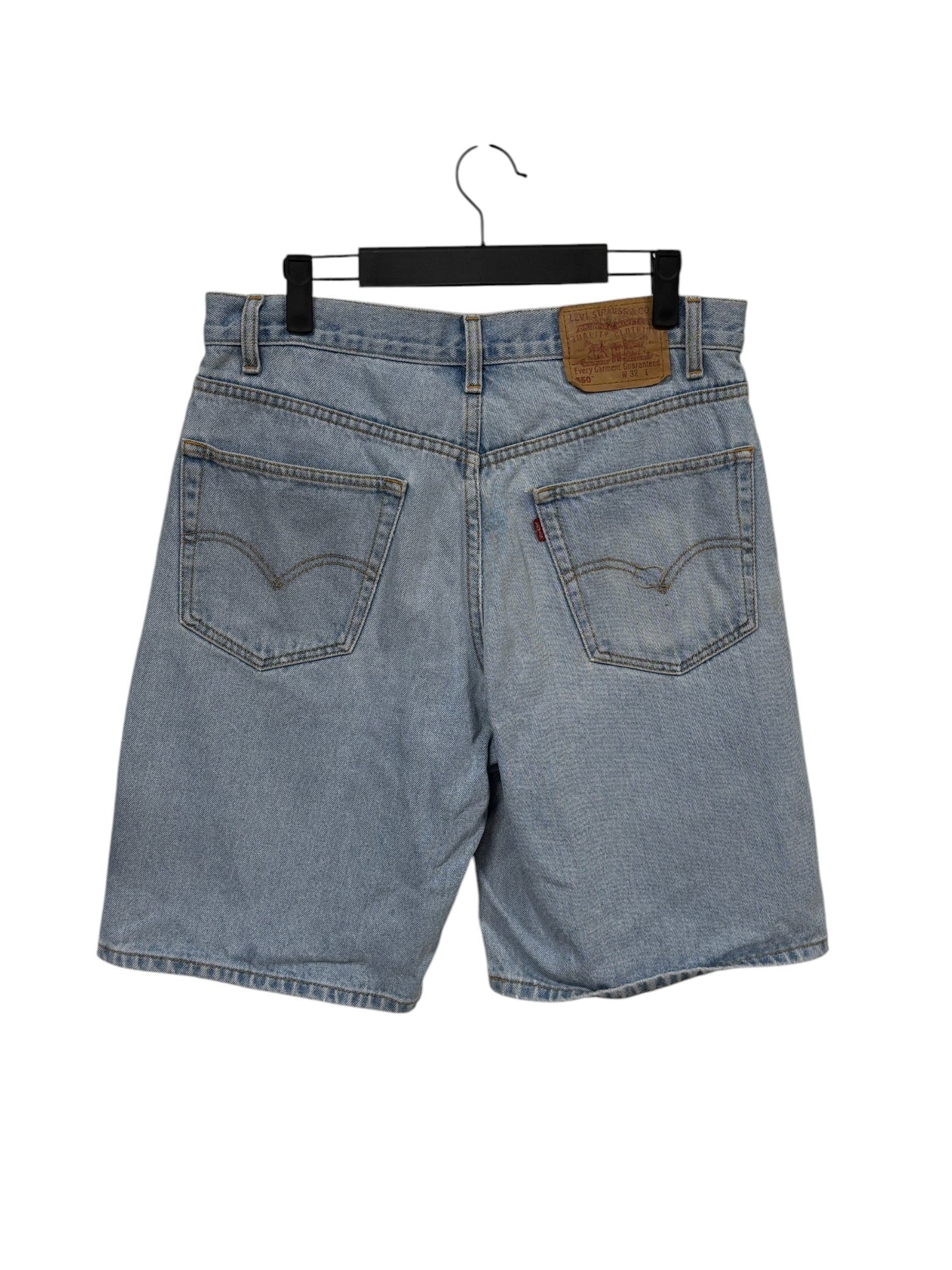 Levi's 550 Light Wash Denim Shorts Size 32