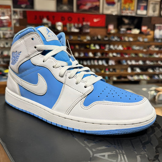 Jordan 1 Mid 'Legend Blue' Size 10.5