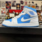 Jordan 1 Mid 'Legend Blue' Size 10.5