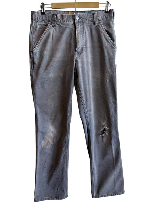 Carhartt Relaxed Fit Grey Carpenter Pants Size 32x32