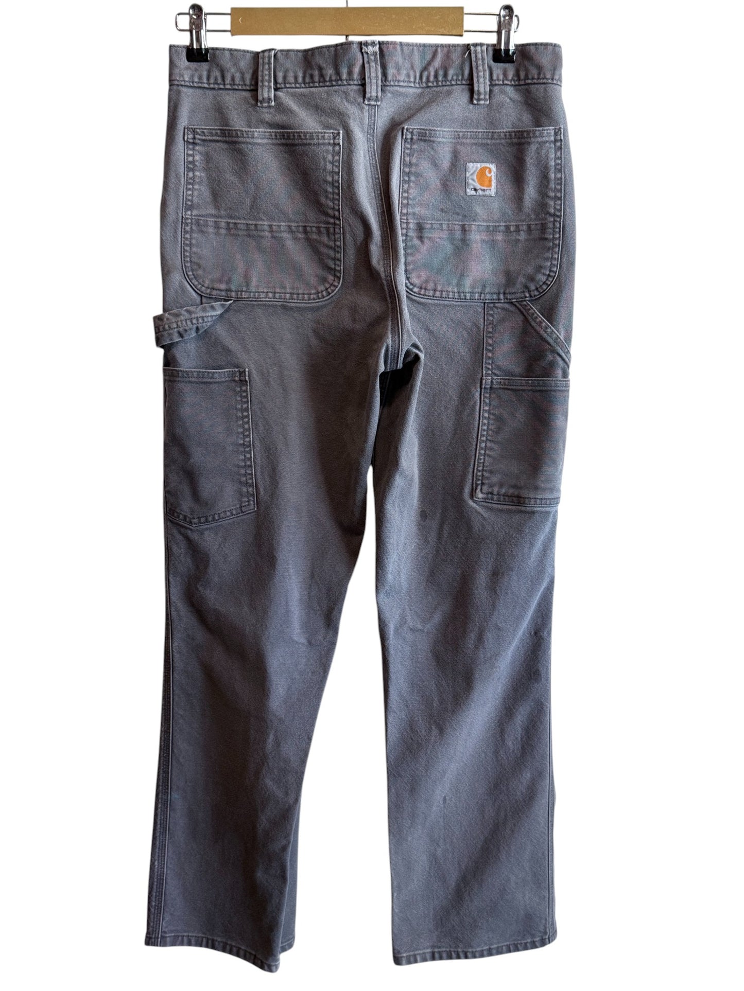 Carhartt Relaxed Fit Grey Carpenter Pants Size 32x32