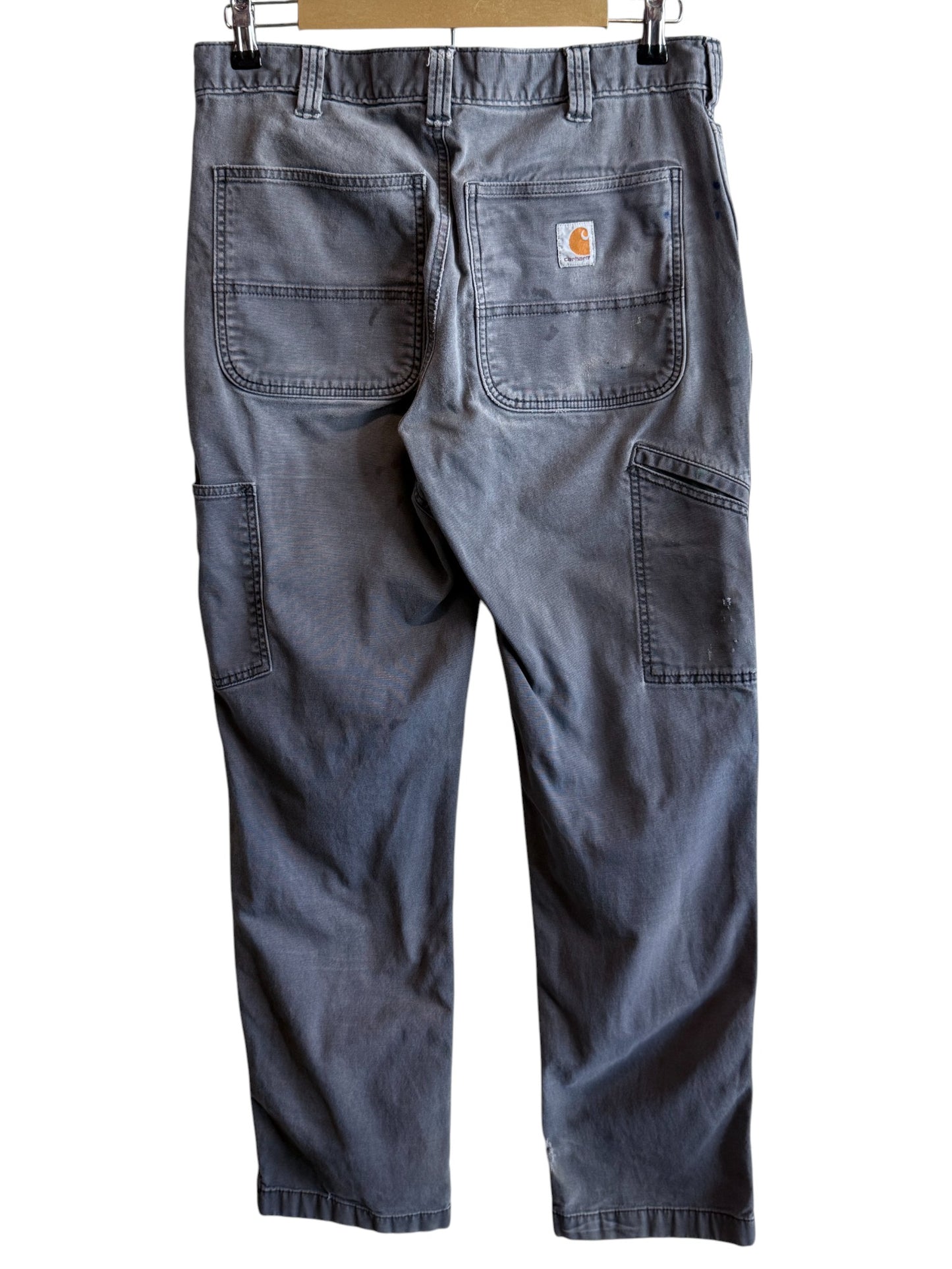 Carhartt Grey Double Knee Relaxed Fit Carpenter Pants Size 32x32