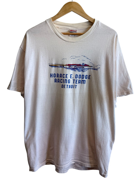Vintage 90's Dodge Racing Team Detroit Graphic Tee Size XL