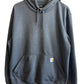 Carhartt Classic Grey Loose Fit Hoodie Size Large