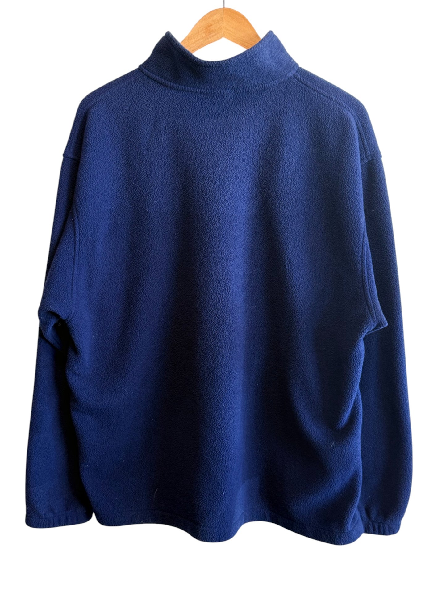 Montana State University Bobcats Quarter Zip Fleece Sweater Size Large
