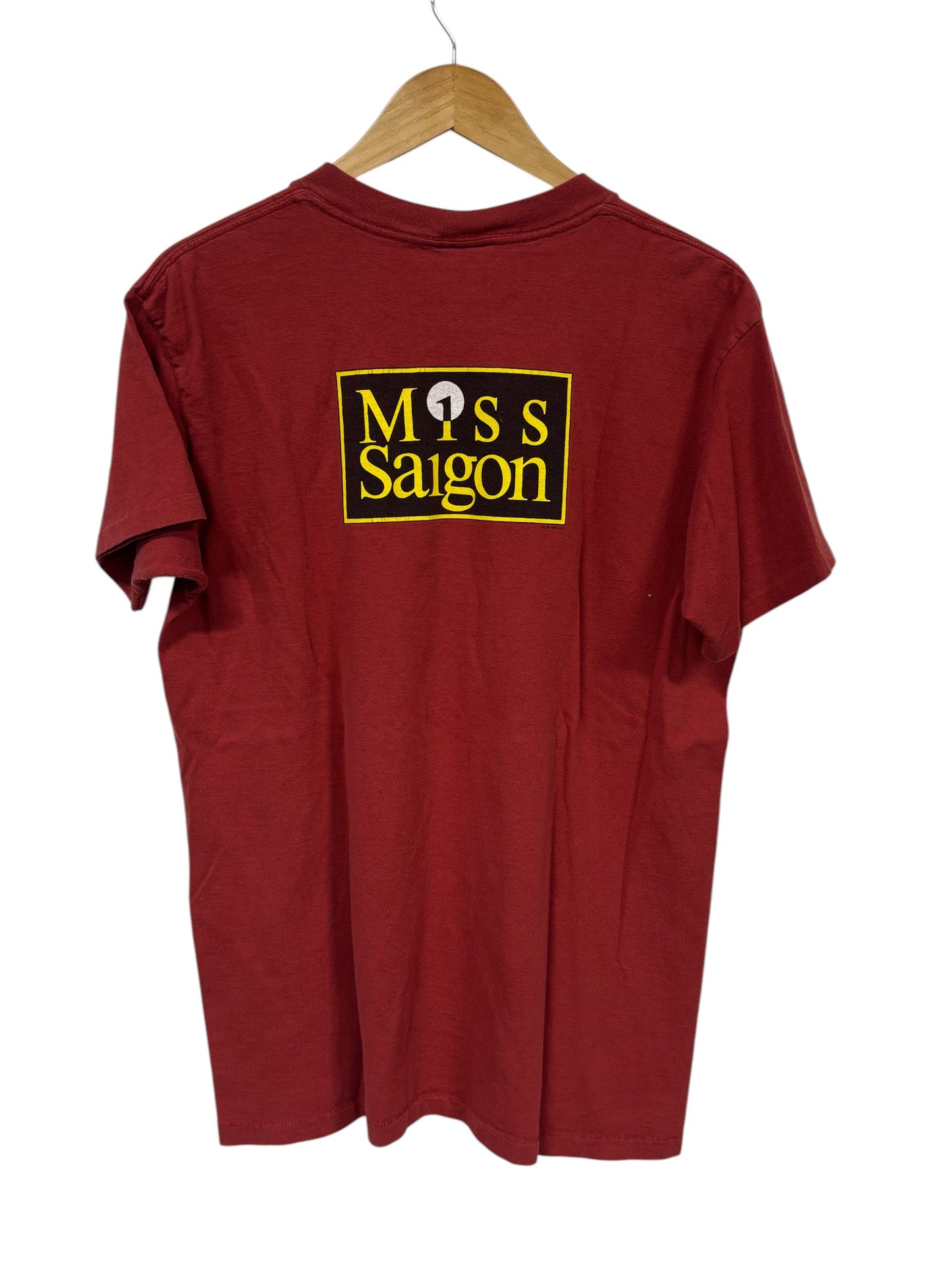 Vintage 90's Miss Saigon Vietnam Sunset Graphic Tee Size Large