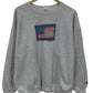 Vintage Y2K Women's American Flag Crewneck Sweater Size XL