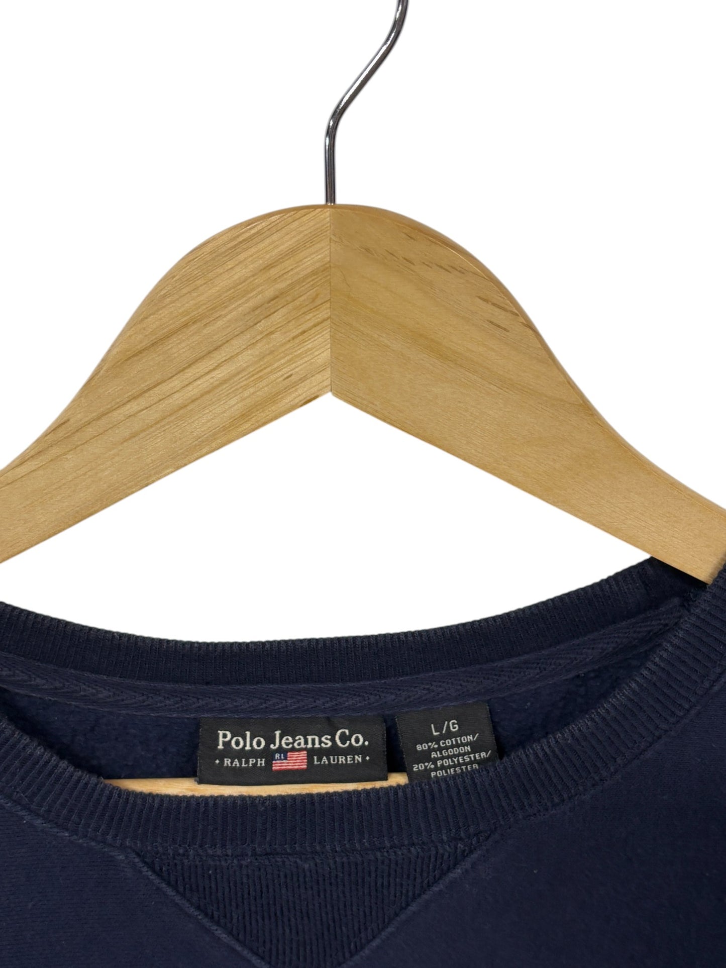 Vintage Y2K Women's Polo Jeans Co Crewneck Sweater Size Large