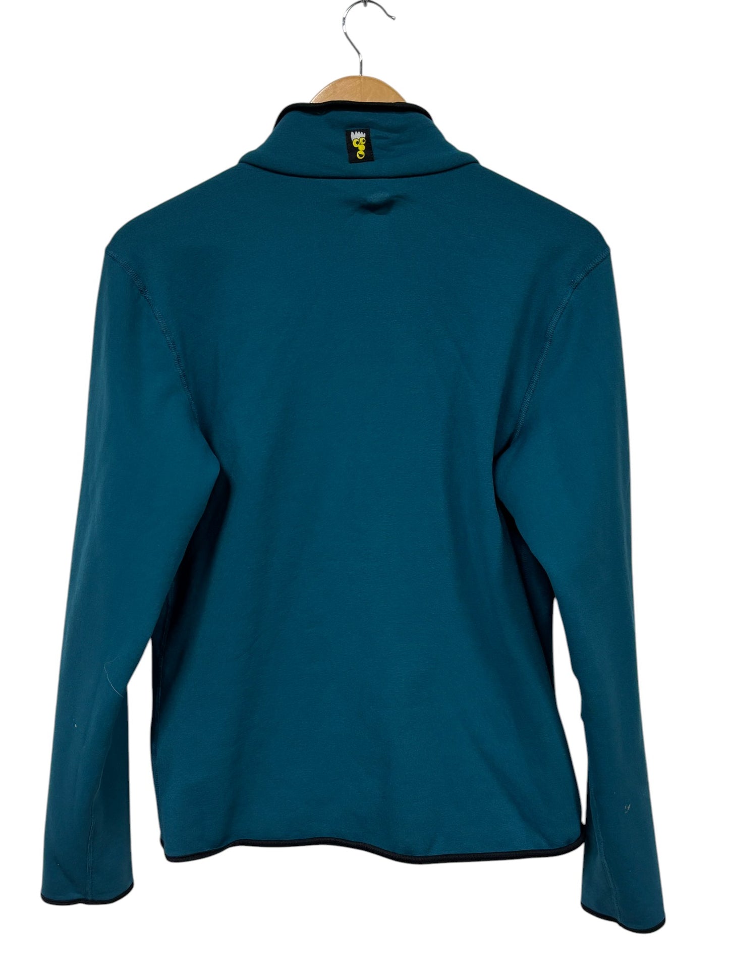 Vintage 90's Adidas Blue Full Zip Fleece Sweater Size Medium