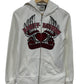 Vintage Y2K Women's Harley Davidson Biker Zip Up Hoodie Size Small