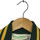 Vintage 80's Bud Light Beer Promo Green Yellow Bomber Jacket Size Small
