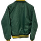 Vintage 80's Bud Light Beer Promo Green Yellow Bomber Jacket Size Small