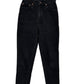 Vintage Levi's Women's 521 Tapered Fit Black Denim Jeans Size 26x31
