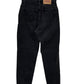 Vintage 90's Levi's 521 Tapered Fit Black Denim Jeans Size 26x31