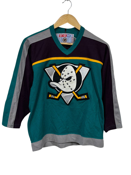 Vintage 90's CCM Anaheim Ducks Hockey Jersey Size Small