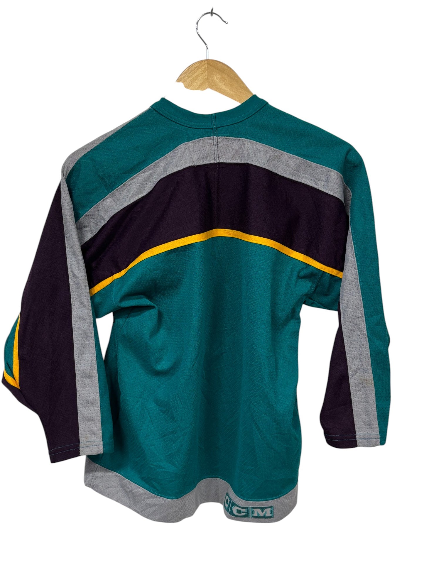 Vintage 90's CCM Anaheim Ducks Hockey Jersey Size Small