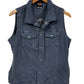 Vintage Harley Davidson Sleeveless Button Up Shirt Size Large