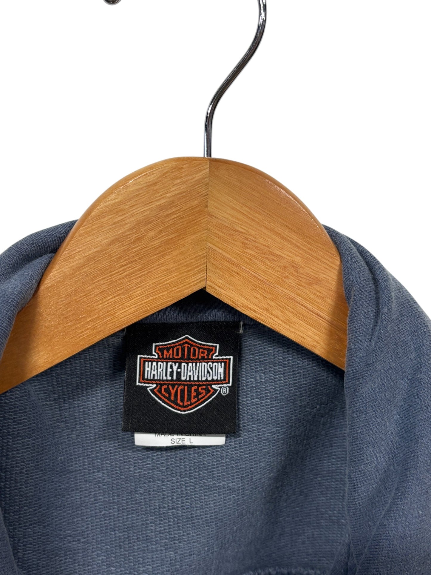 Vintage Harley Davidson Sleeveless Button Up Shirt Size Large