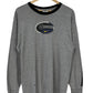 Vintage 90's Nike Swoosh Logo Grey Long Sleeve Shirt Size Medium
