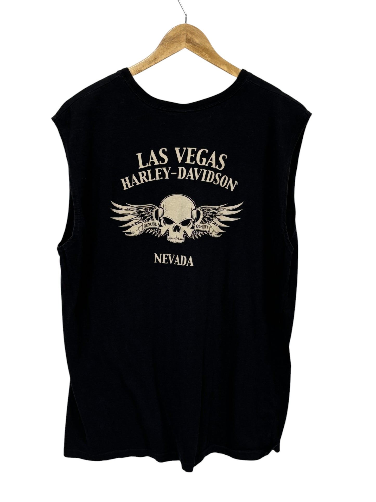 Harley Davidson Las Vegas Cut Off Shirt Size XXL