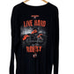 Harley Davidson Cafe Las Vegas Biker Long Sleeve Shirt Size XXL