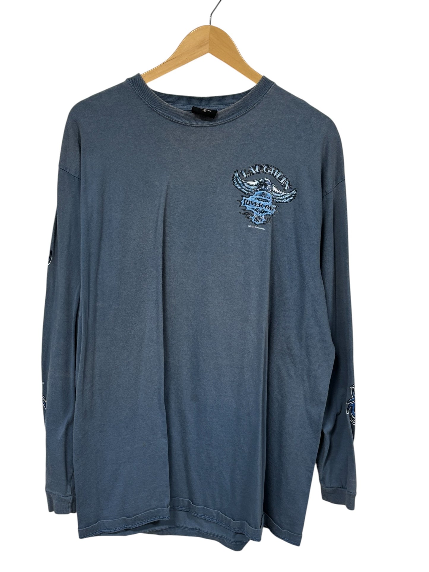 Harley Davidson Laughlin Biker Run Graphic Long Sleeve Size XXL