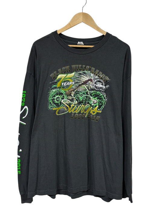 Harley Davidson 75 Years Sturgis Anniversary Biker Shirt Size XXL