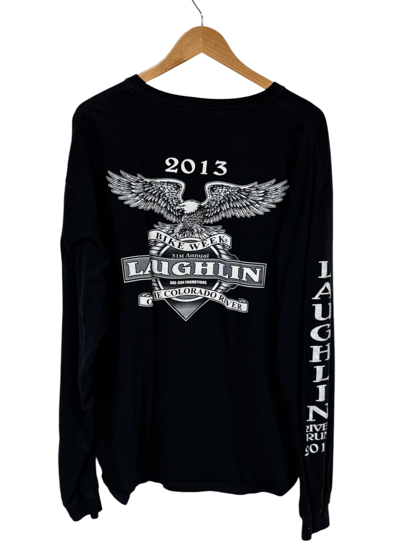 Laughlin Colorado Bike Week Biker Long Sleeve Shirt Size XXL